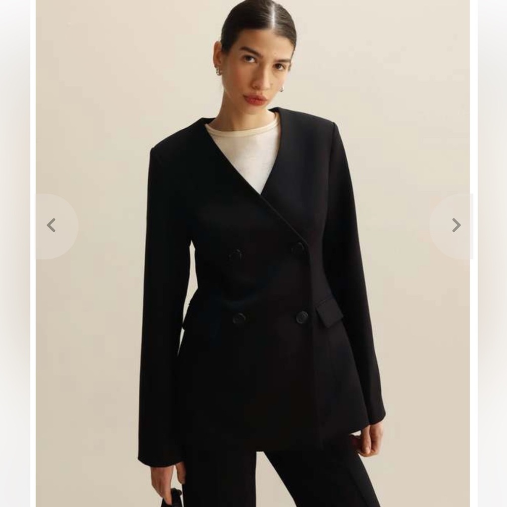 Rue Sophie Filippa Collarless Blazer